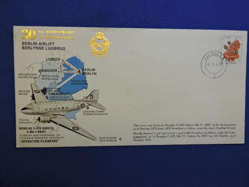 Aeron Military Aircraft FDC 30th Anniversary Berlin Airlift Douglas C-47 Dakota MK IV